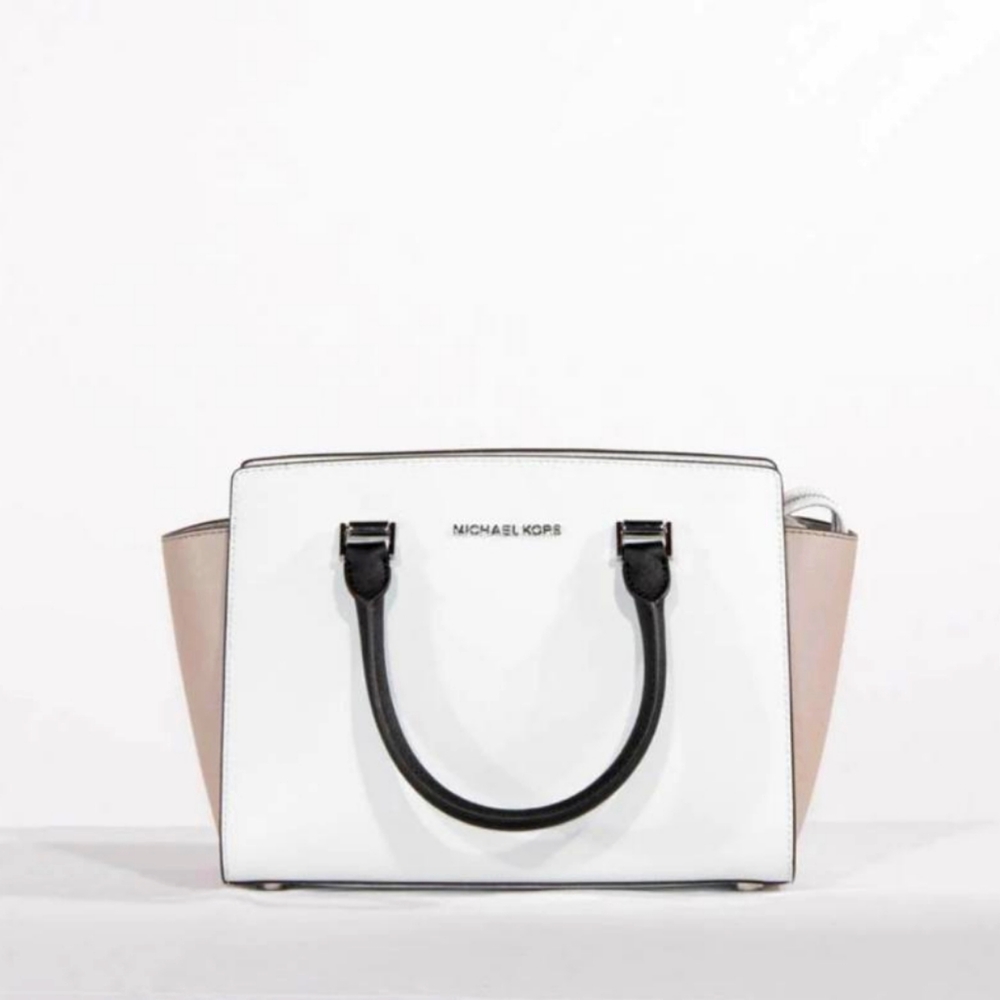 Michael Kors Leather Selma Satchel